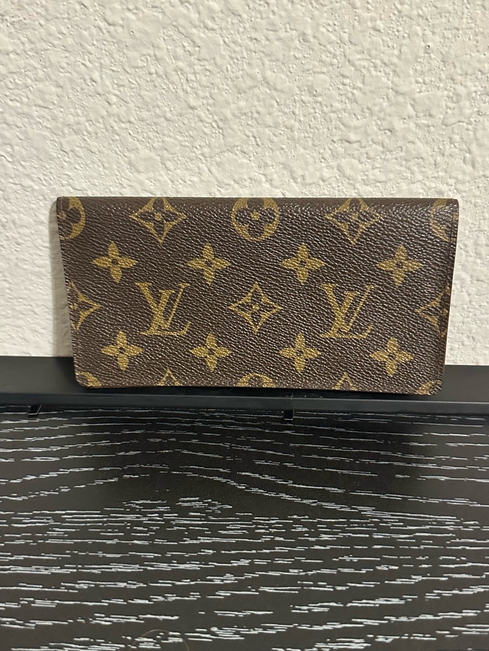 Louis Vuitton Monogram Canvas Card & Key Holder in Brown and Gold